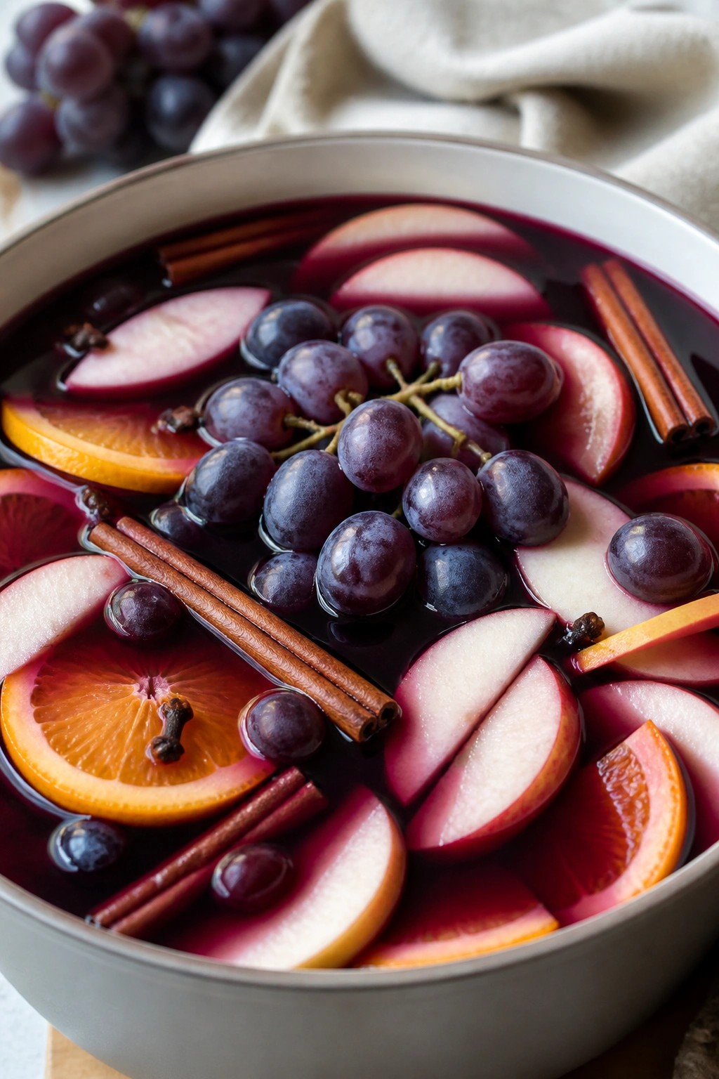 Mulled Grape Harvest Cauldron Punch