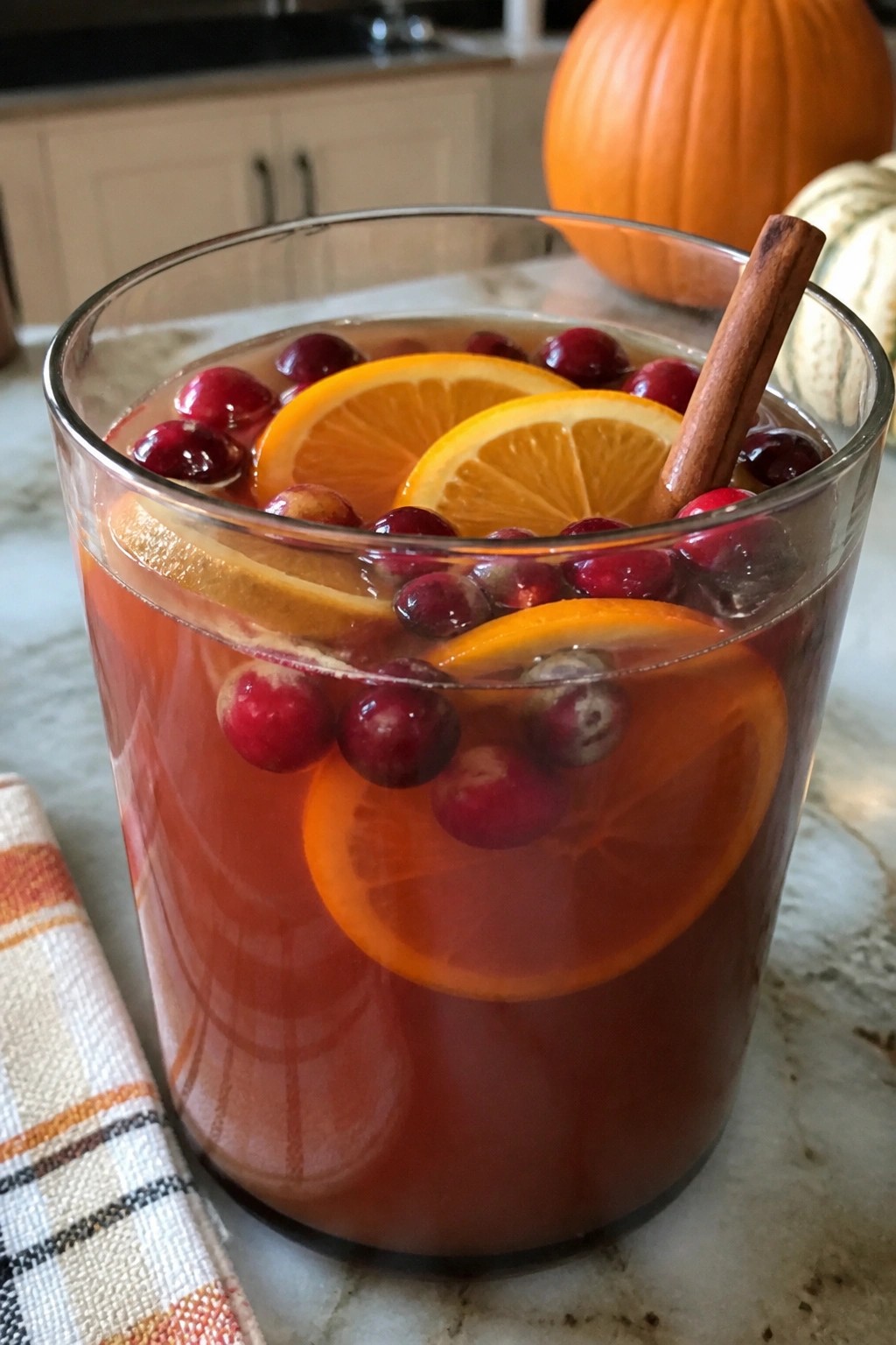 Spiced Apple Cider Halloween Punch