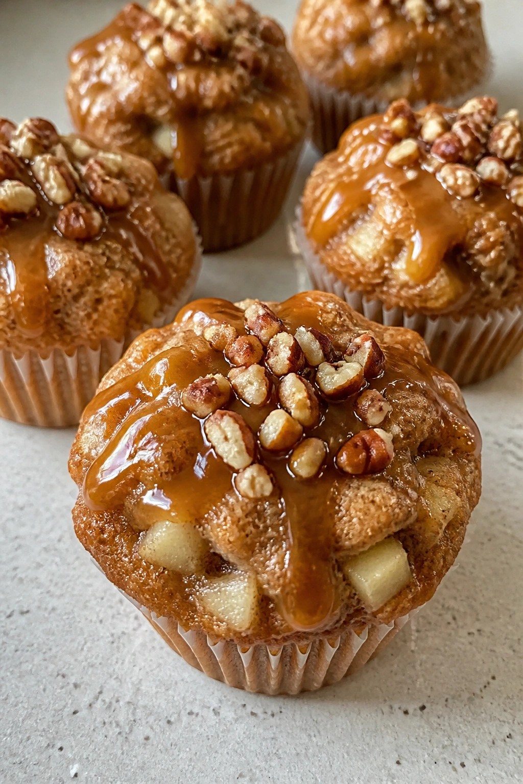 Caramel Apple Harvest Cupcakes