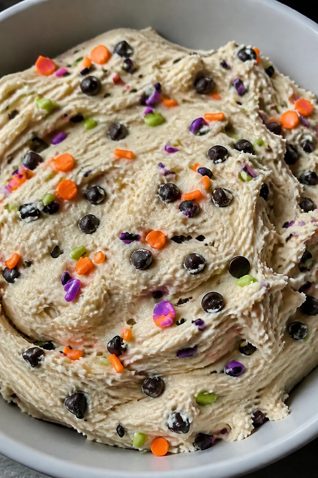 Halloween Sprinkle Cookie Dough Dip