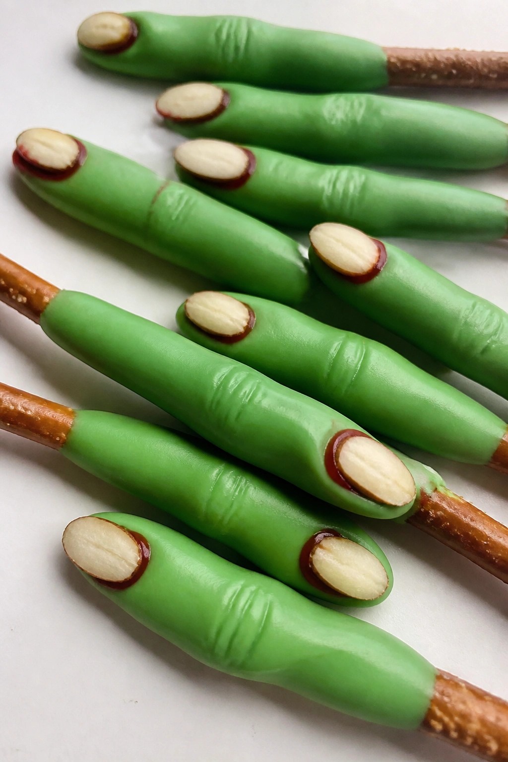 Witch Finger Pretzel Rods