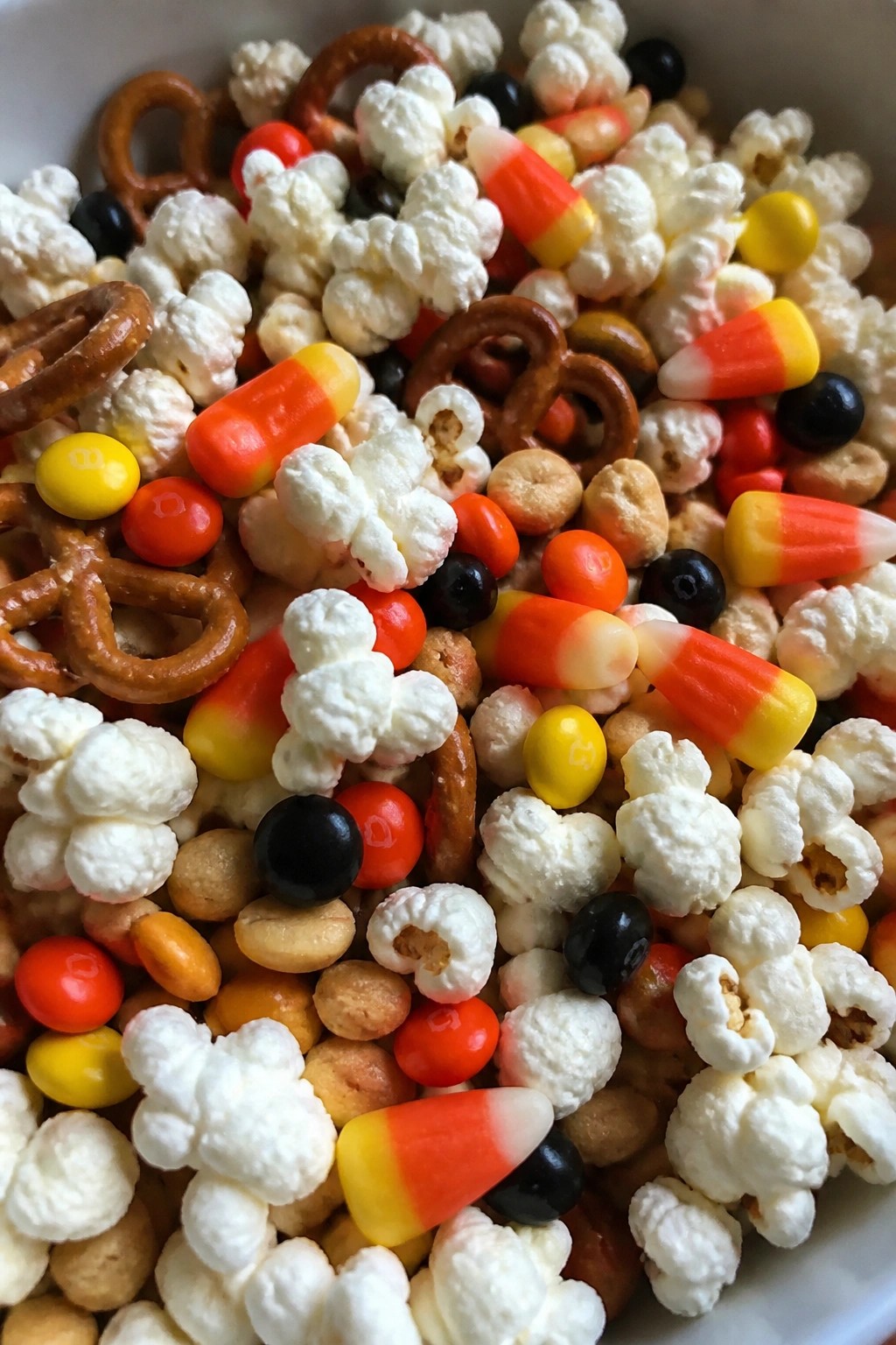 Candy Corn Popcorn Snack Mix