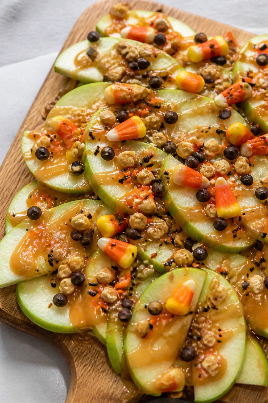 Caramel Apple Nacho Board