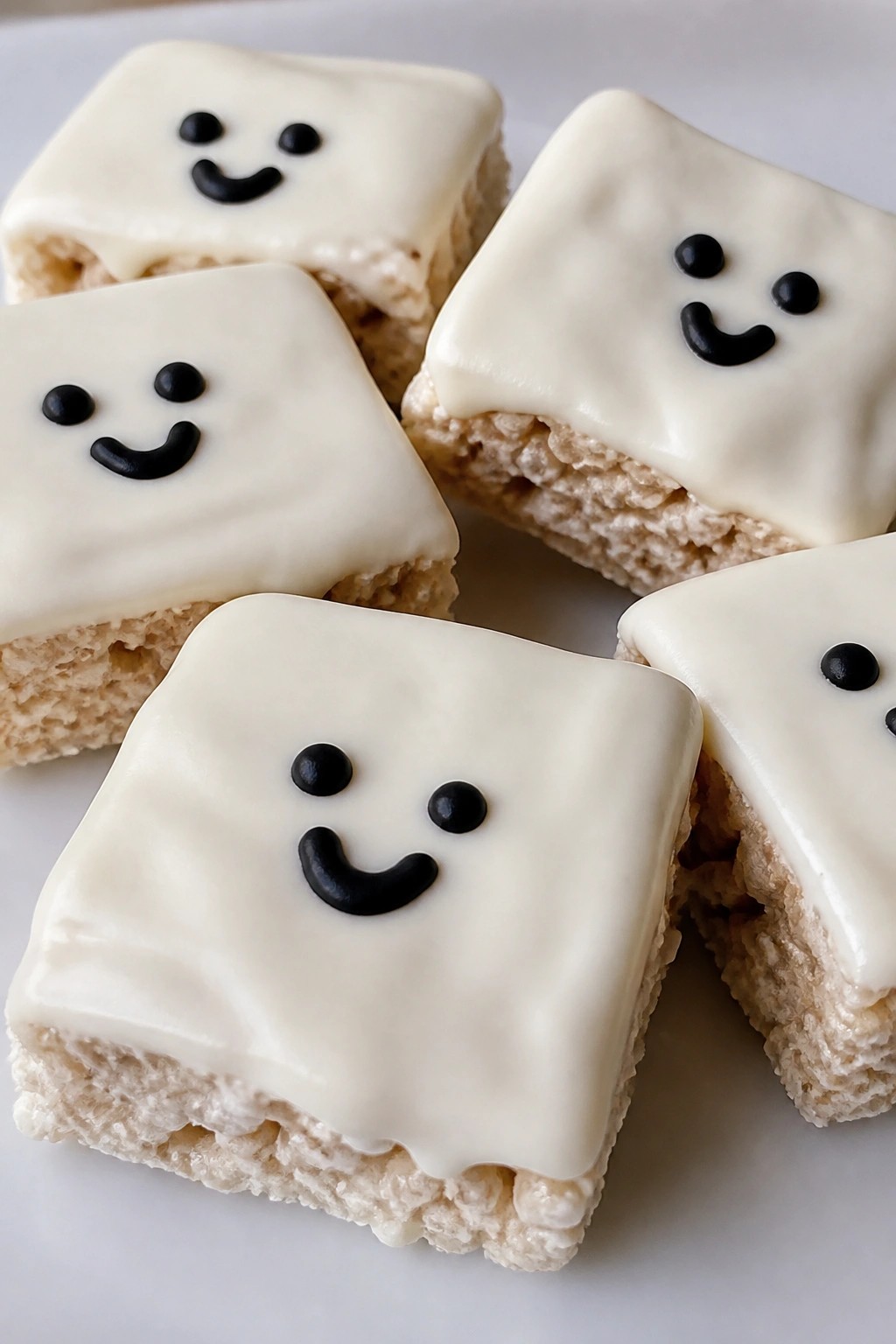 Ghostly Marshmallow Cereal Treats