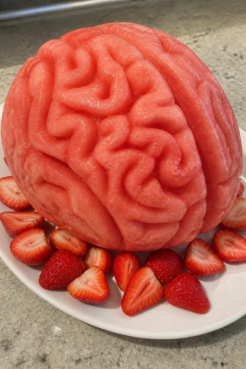 Watermelon Brain Carving Platter