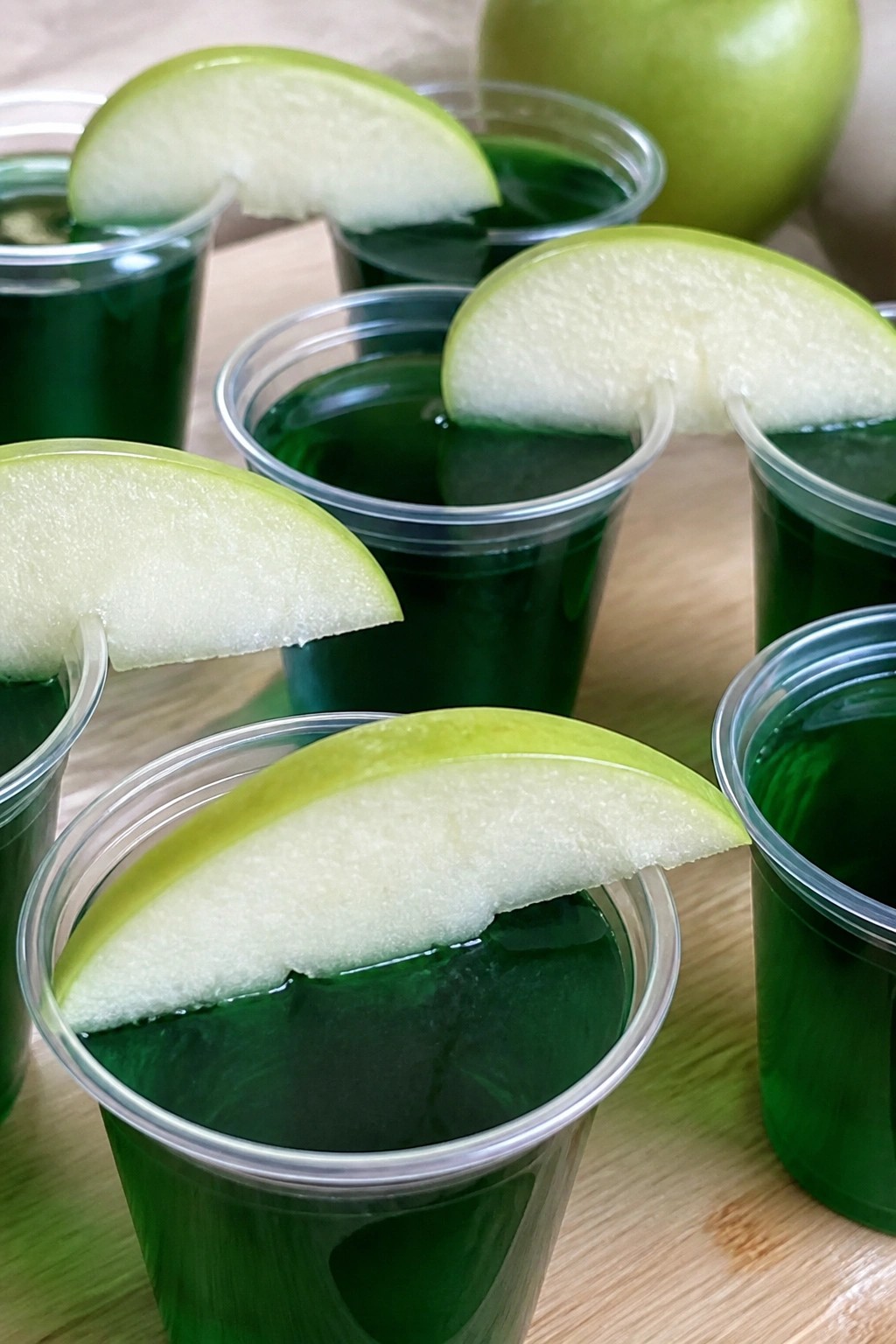 Poison Apple Green Apple Jello Shots