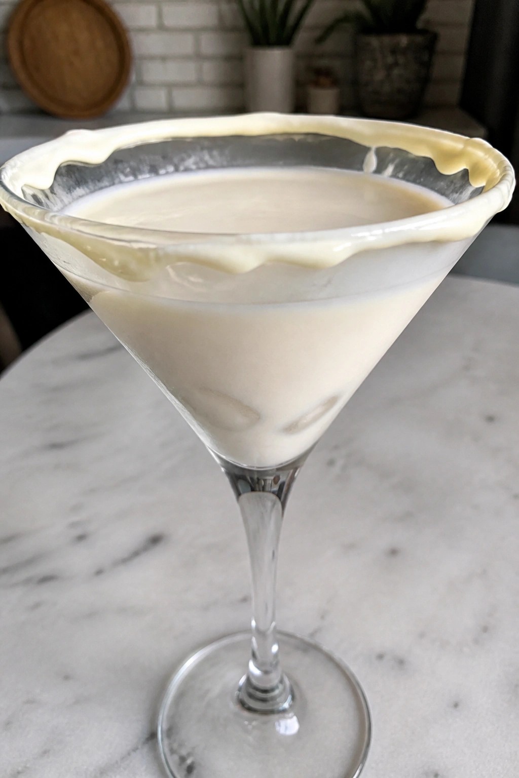 Ghostly White Chocolate Martini