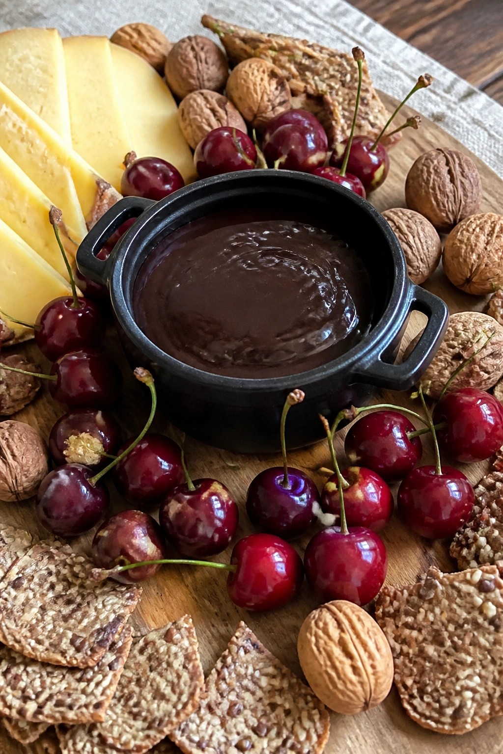Cauldron of Dark Chocolate and Cherry Board