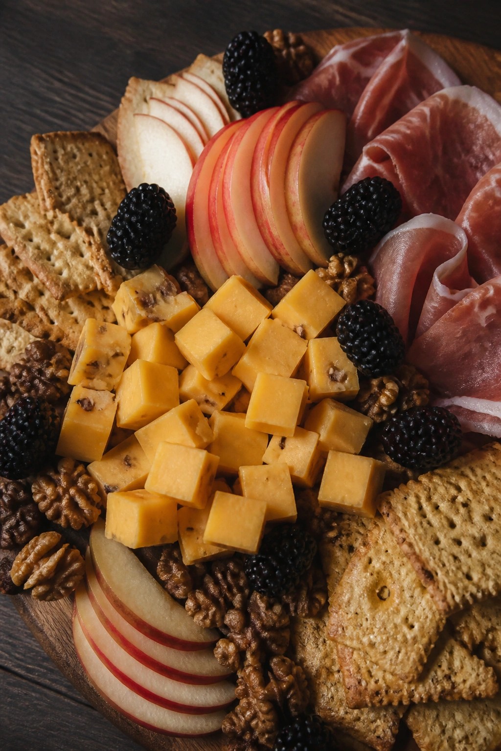 Poison Apple Smoked Cheddar and Walnut Board