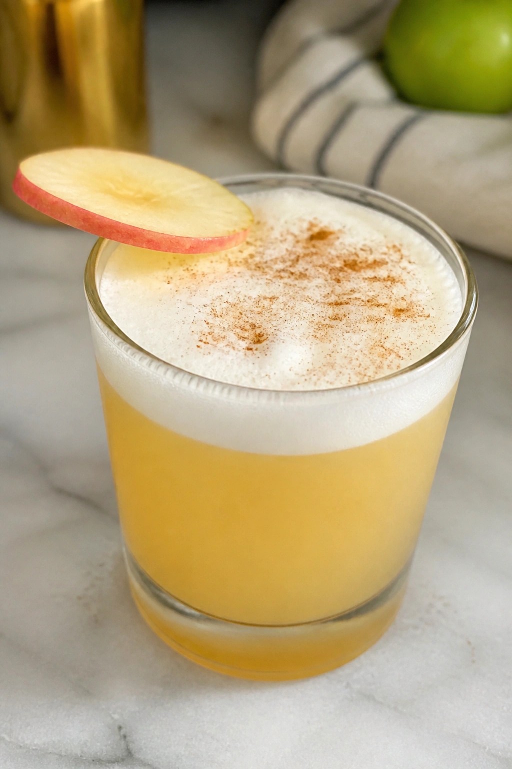Haunted Apple Cinnamon Gin Sour