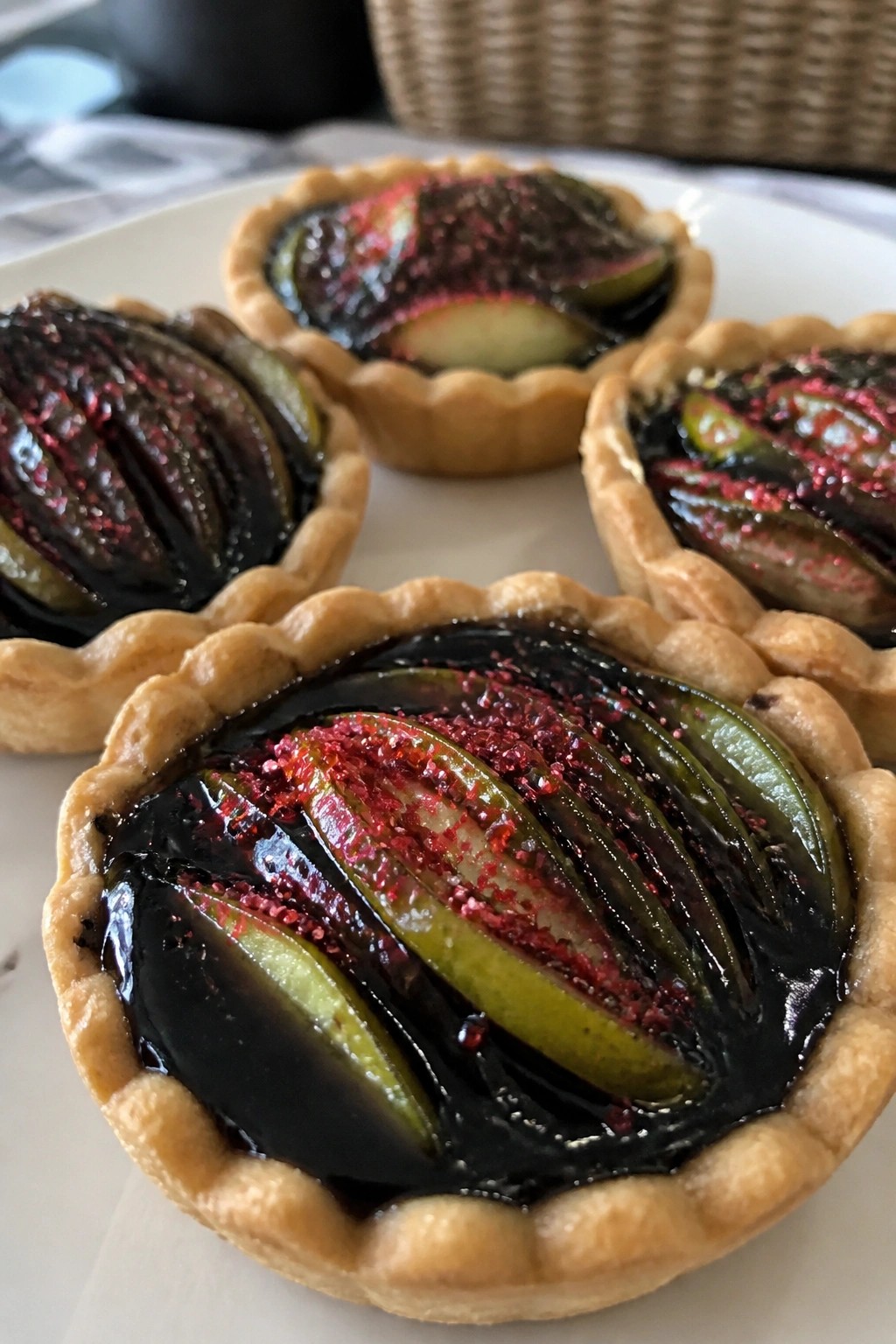 Poison Apple Caramel Tartlets