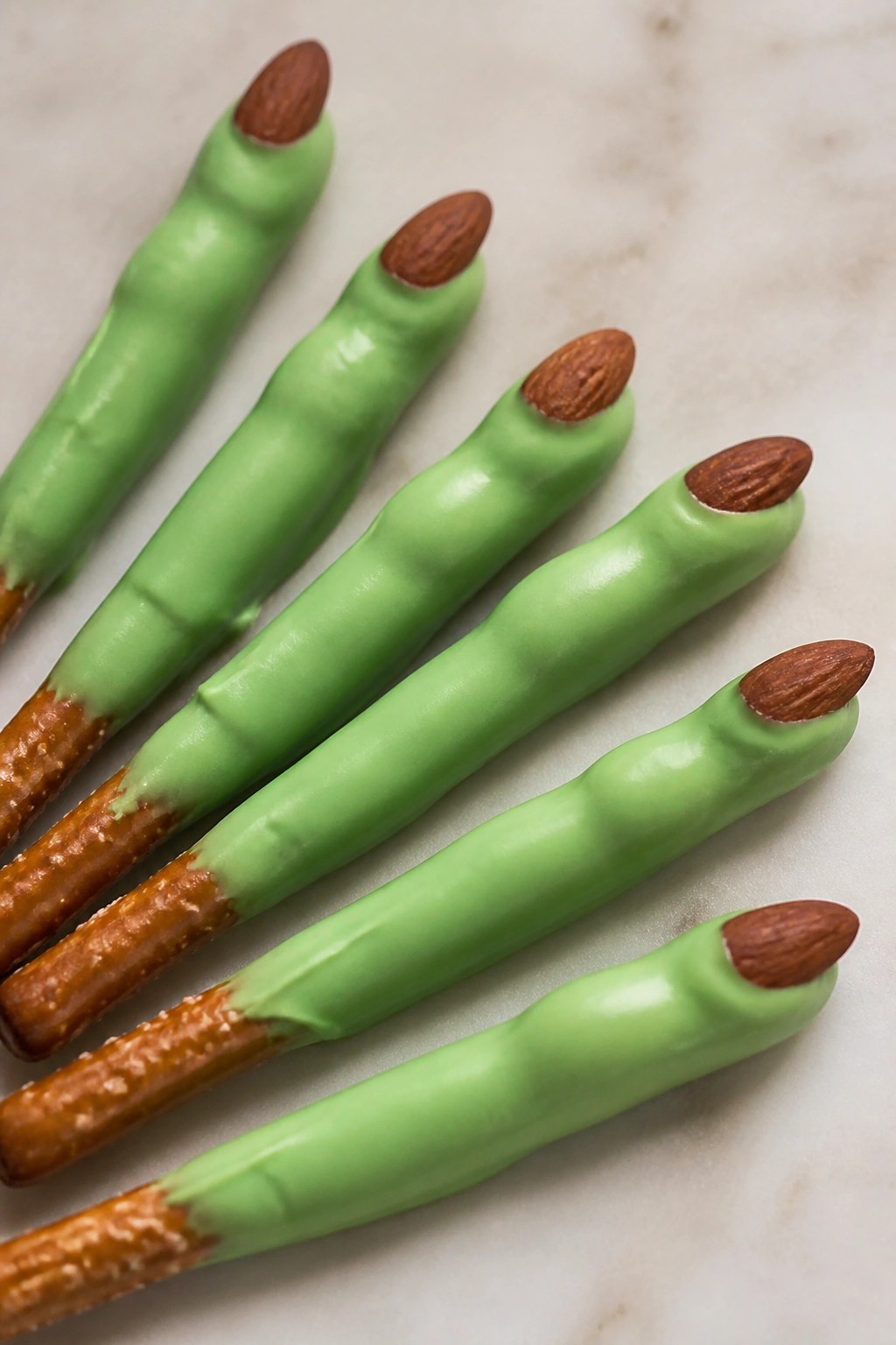 Witch Finger White Chocolate Pretzels