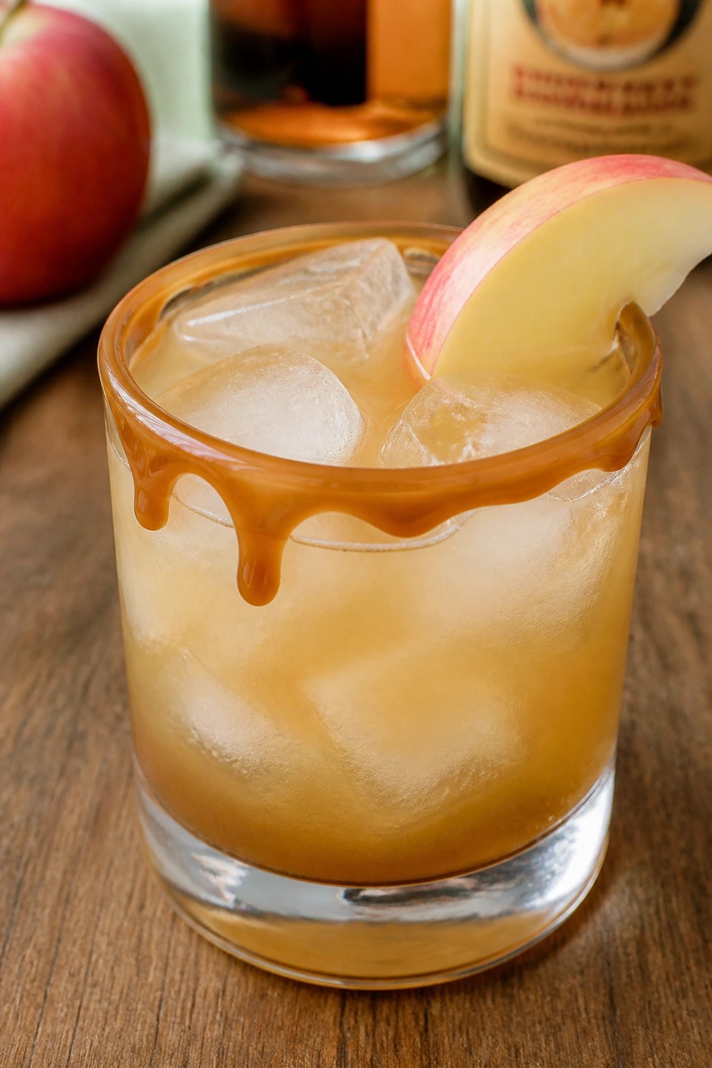 Caramel Apple Whiskey Sour