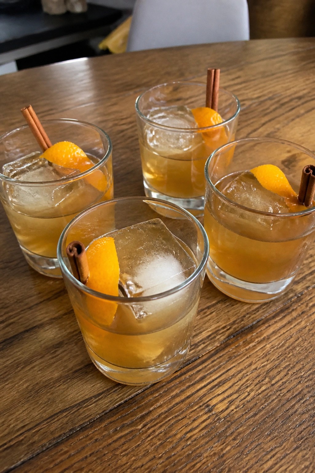 Smoky Mezcal Cauldron Old Fashioned