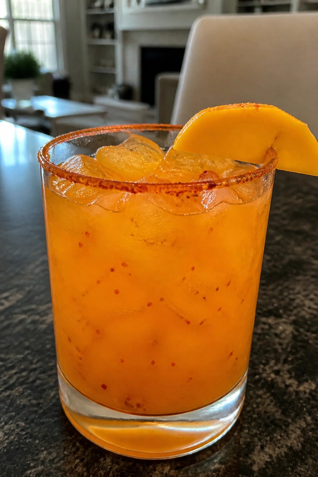 Tropical Mango Chili Rum Punch