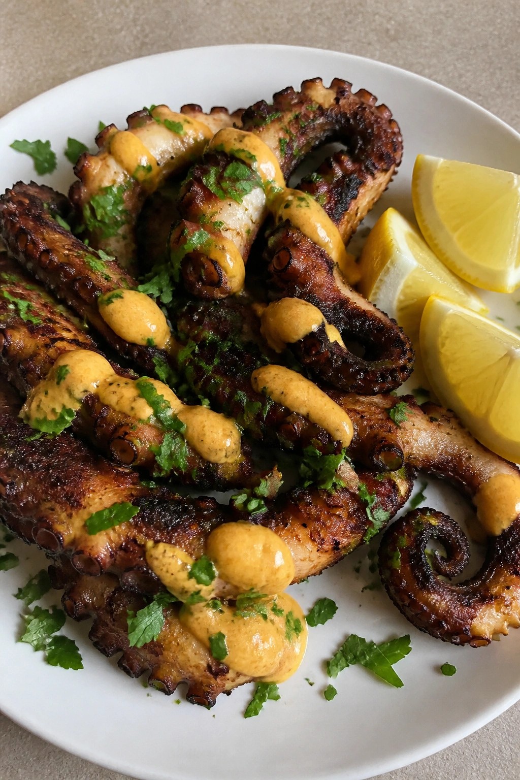 Charred Octopus with Smoked Paprika Aioli