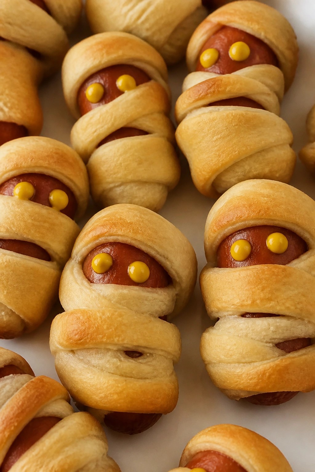 Mummy Wrapped Sausage Bites