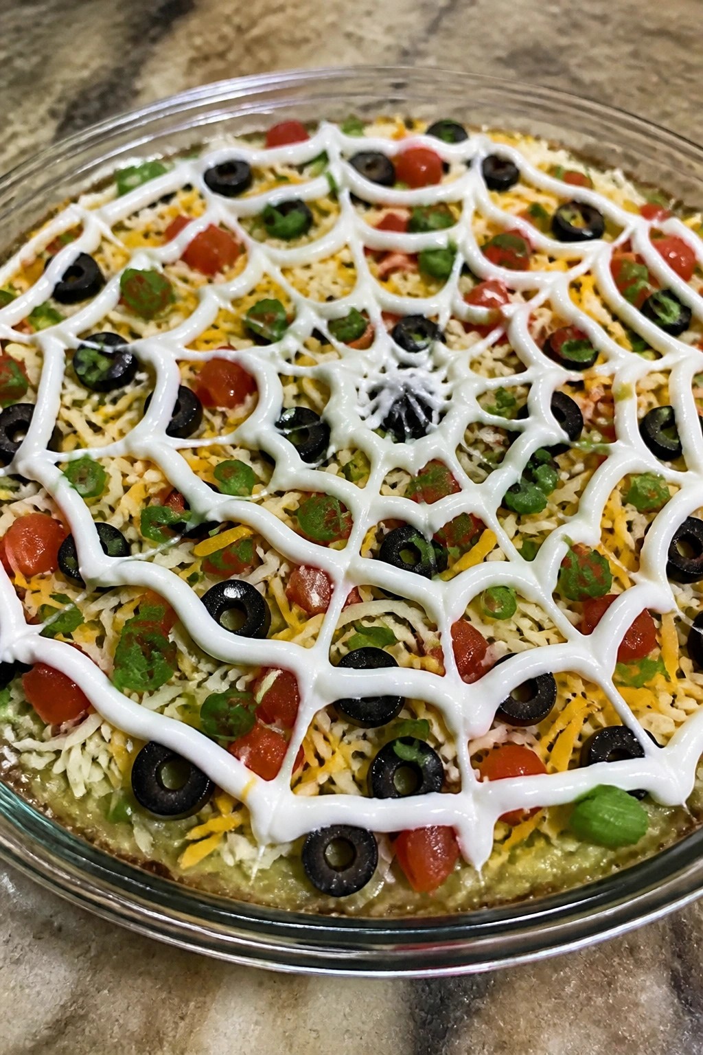 Spiderweb Seven-Layer Dip