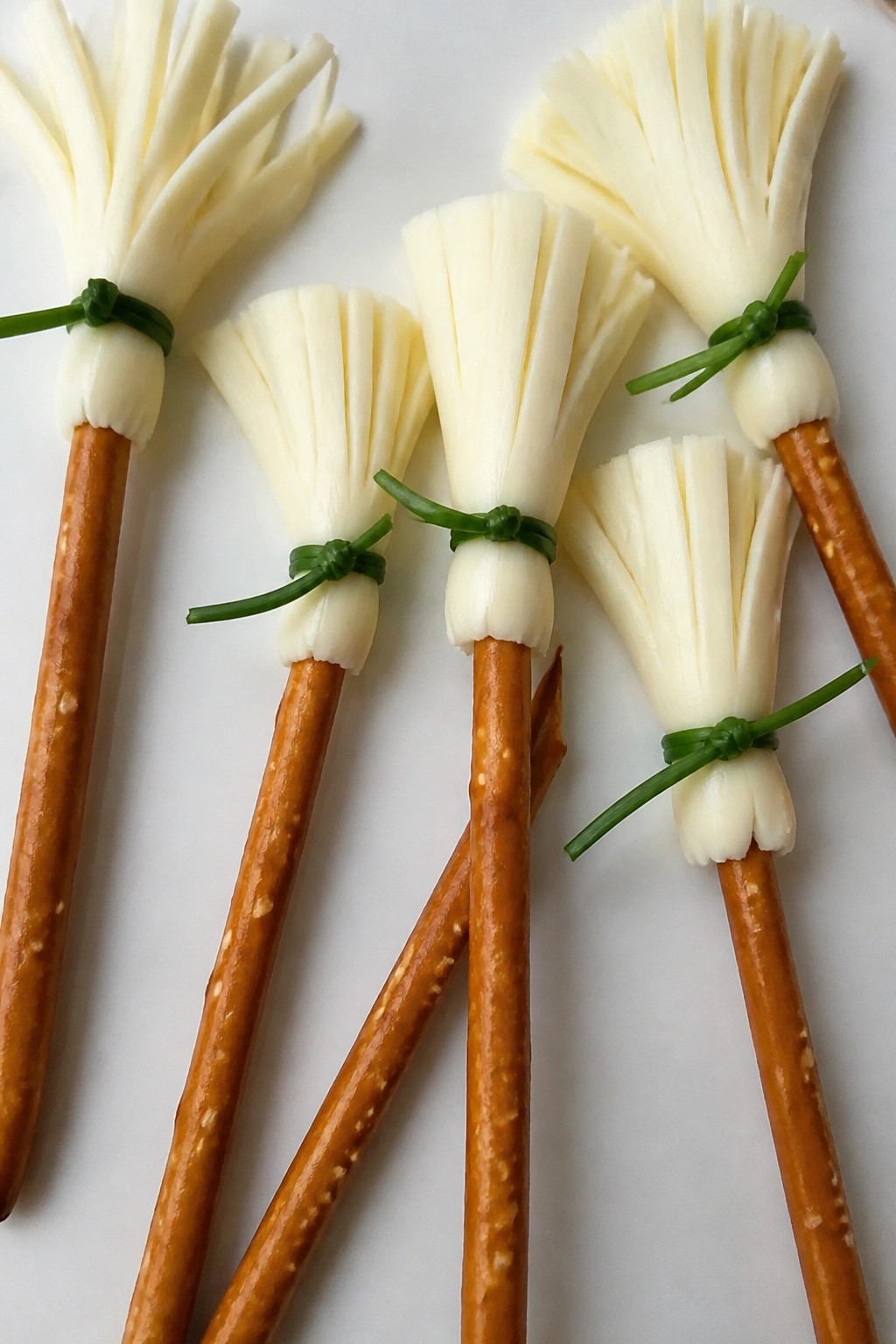 Witch Broom Pretzel Rods