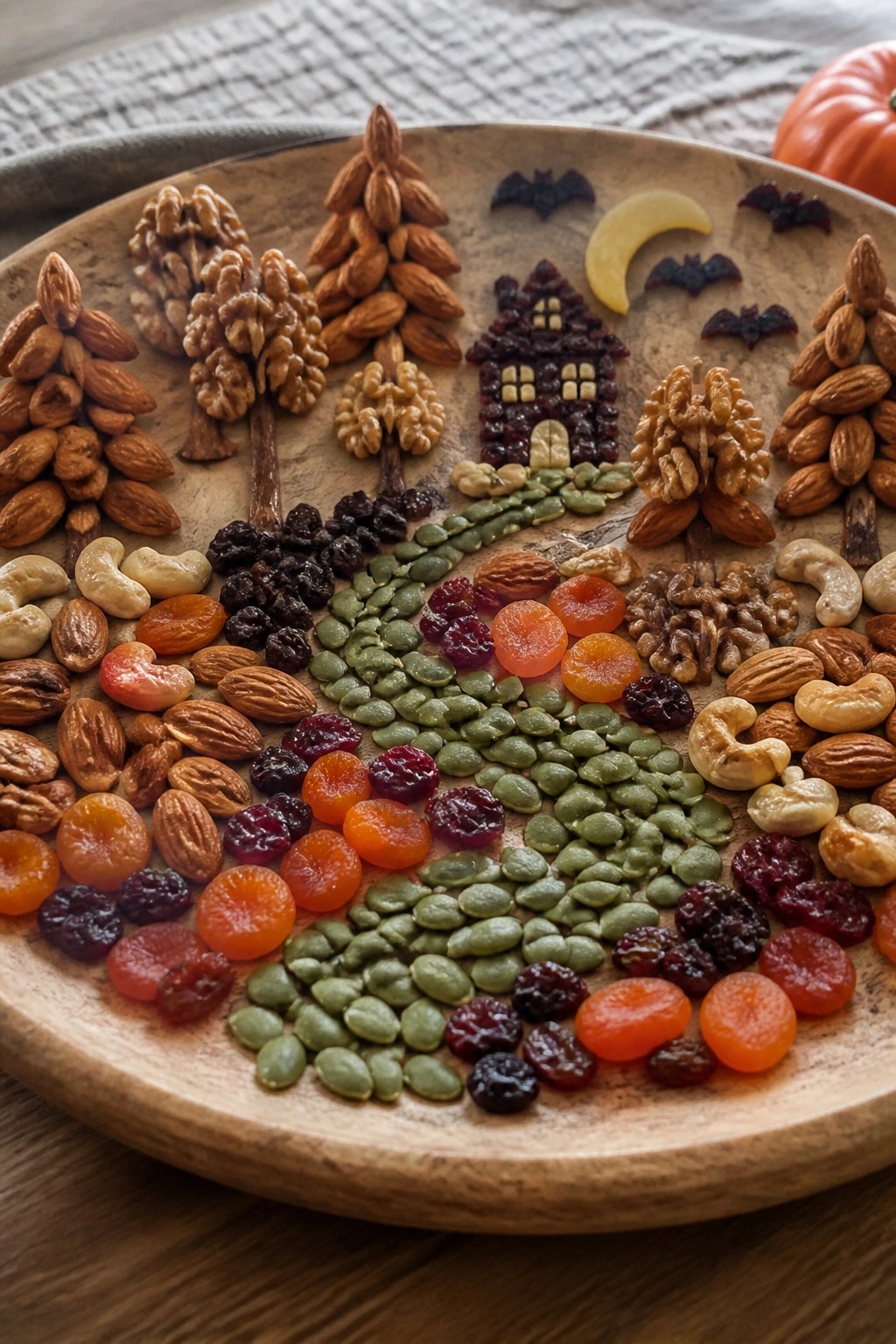 Haunted Forest Nut and Dried Fruit Board