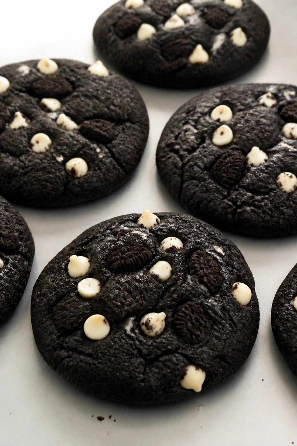 Black Cocoa Graveyard Cookies