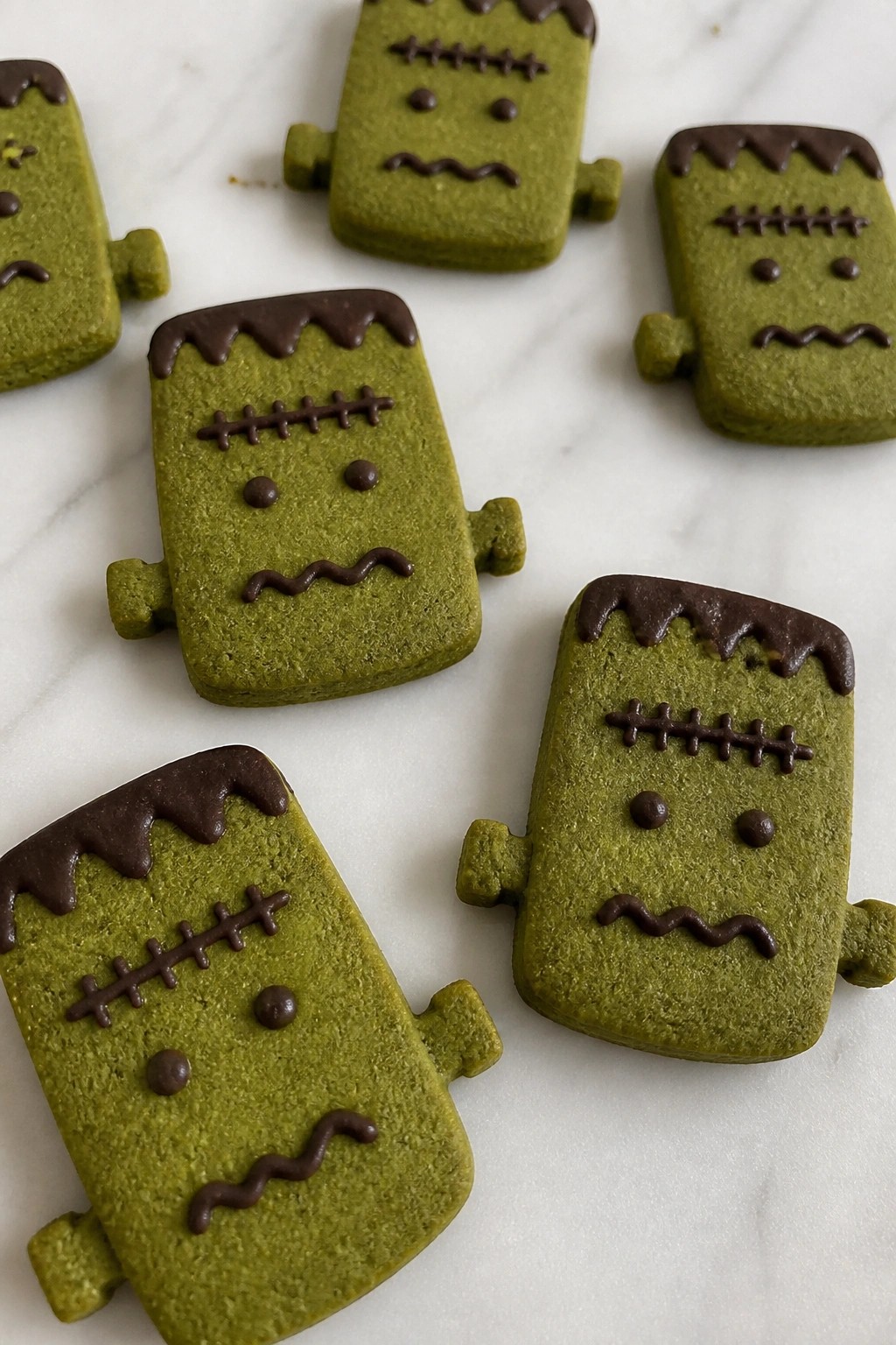 Matcha Green Frankenstein Cutouts