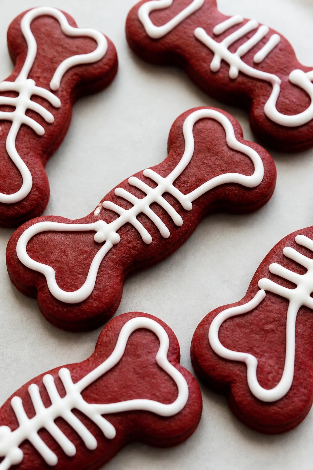 Red Velvet Skeleton Bones