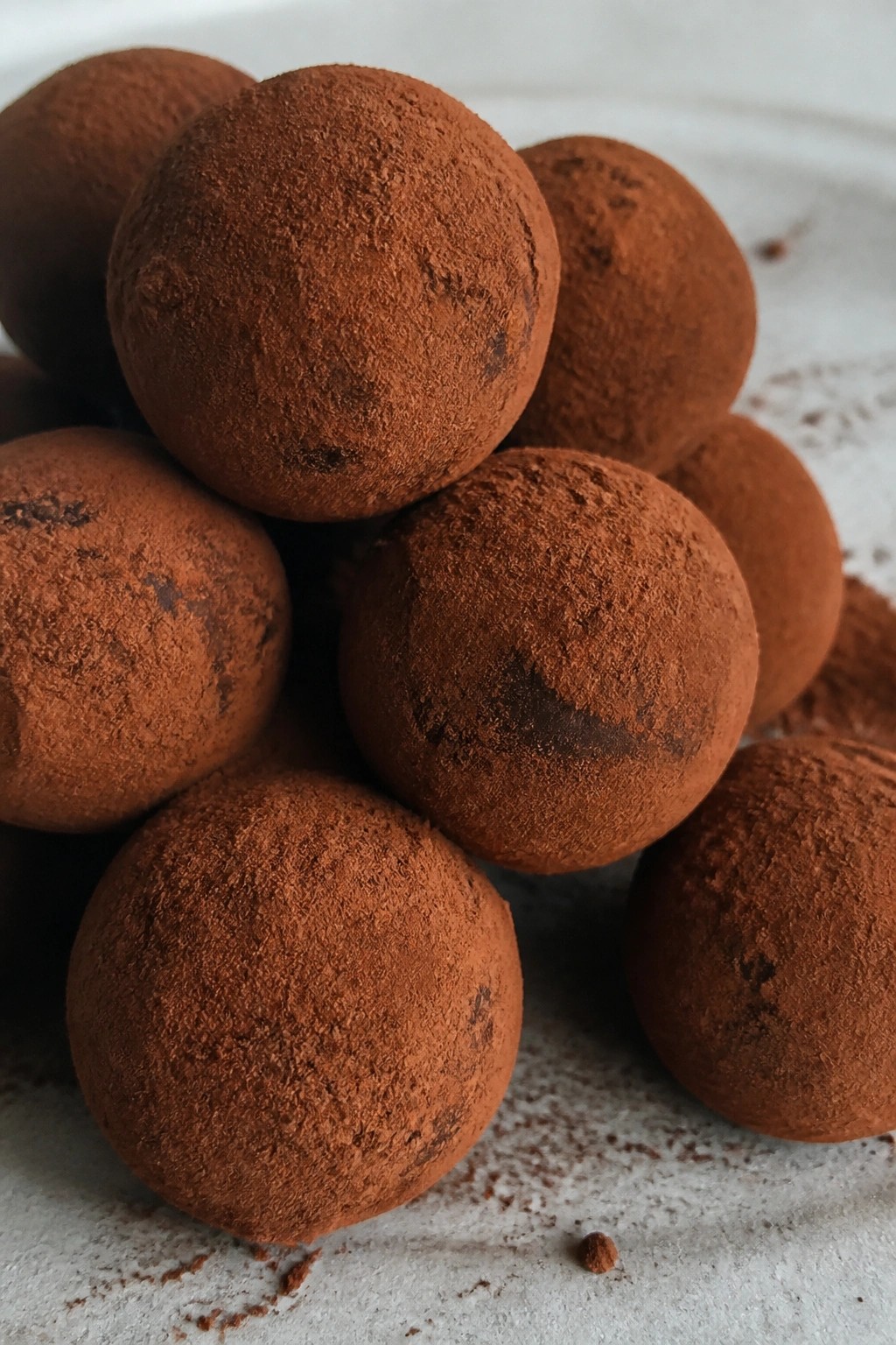 Pomegranate Molasses Chocolate Truffles