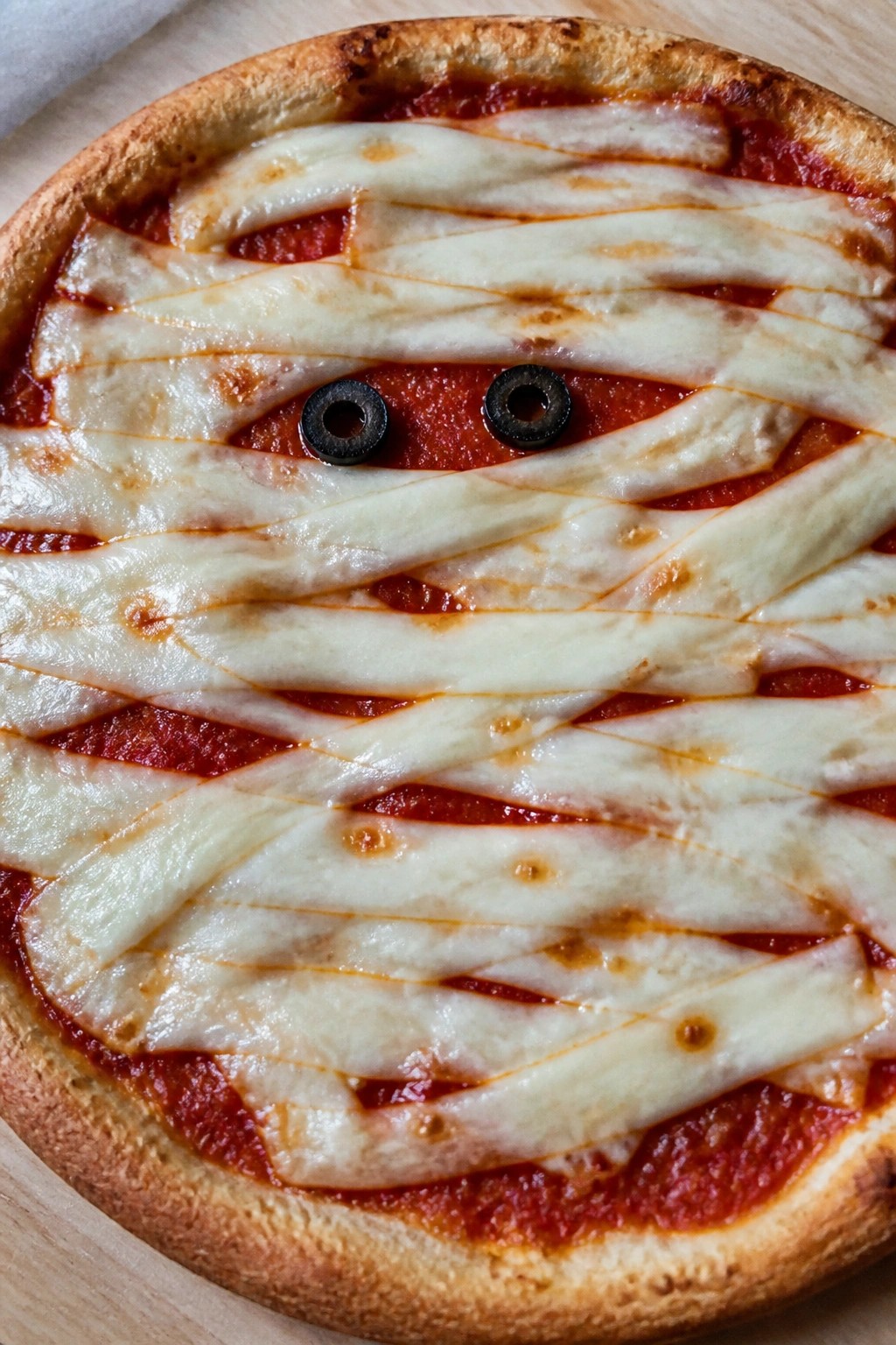 Mummy Mozzarella Strip Pizza