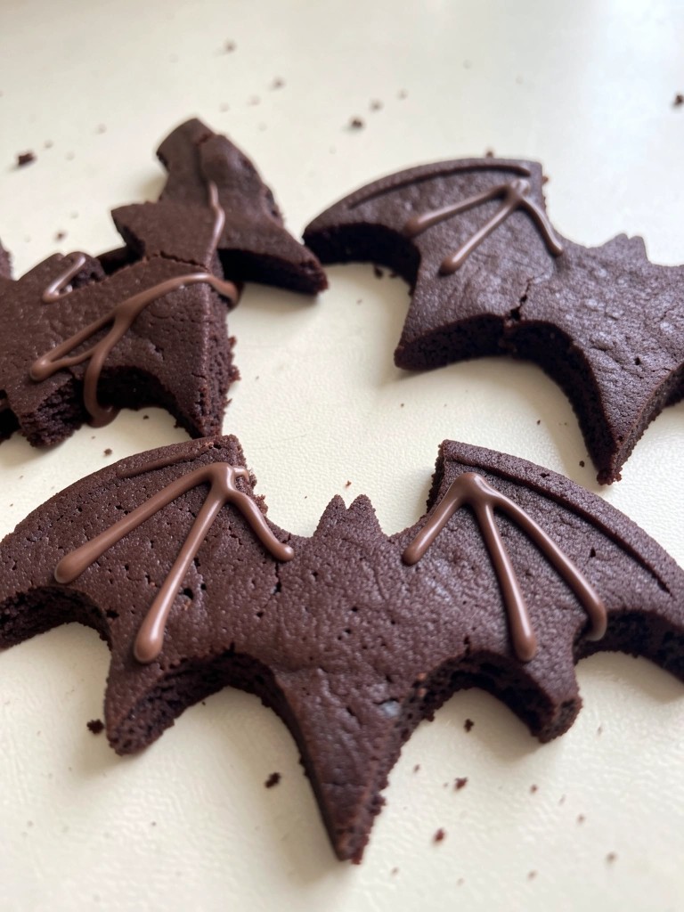Bat Wing Cutout Sugar Cookies