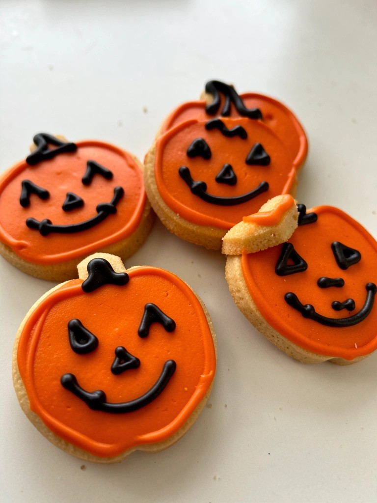 Pumpkin Carving Sugar Cookies