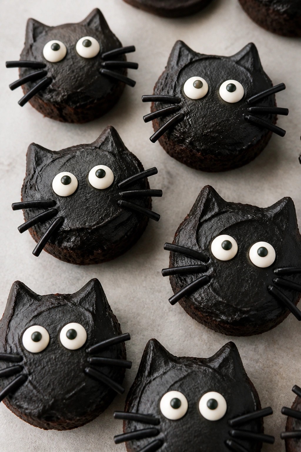 Black Cat Brownie Bites