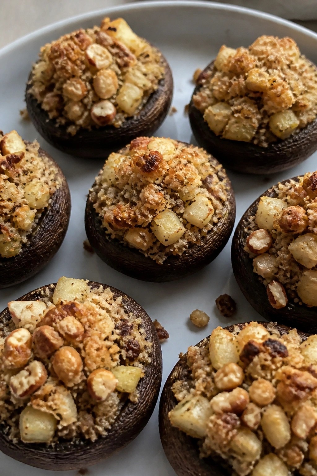 Harvest Stuffed Mushroom Caps