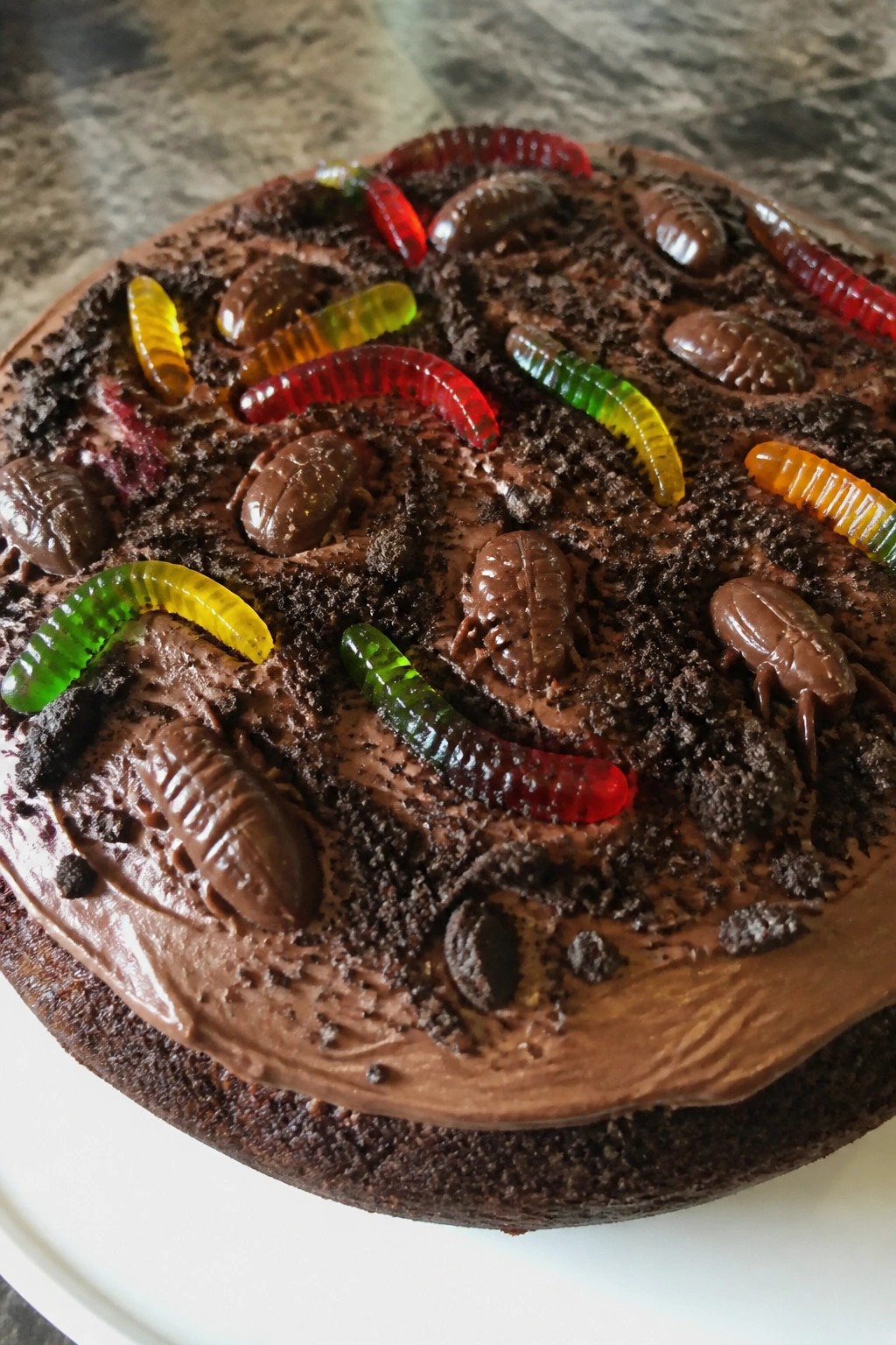 Creepy Crawler Insect Swarm Cake