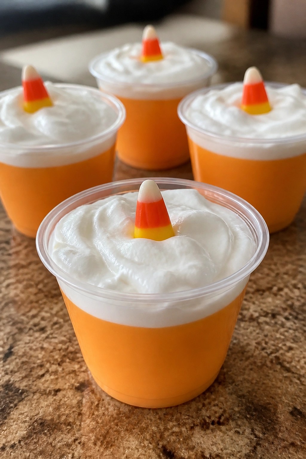 Orange Creamsicle Pudding Cups