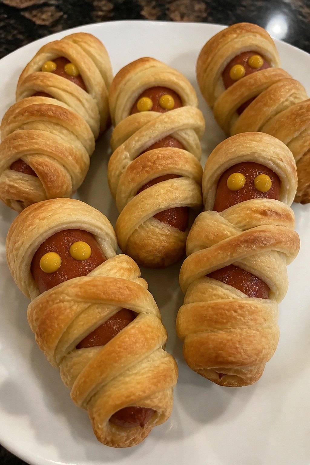 Mummy Wrapped Pigs in a Blanket