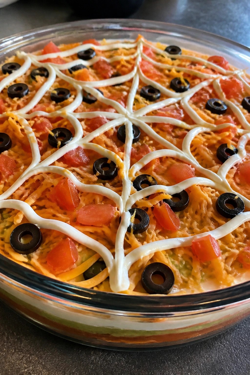 Spiderweb Seven-Layer Dip