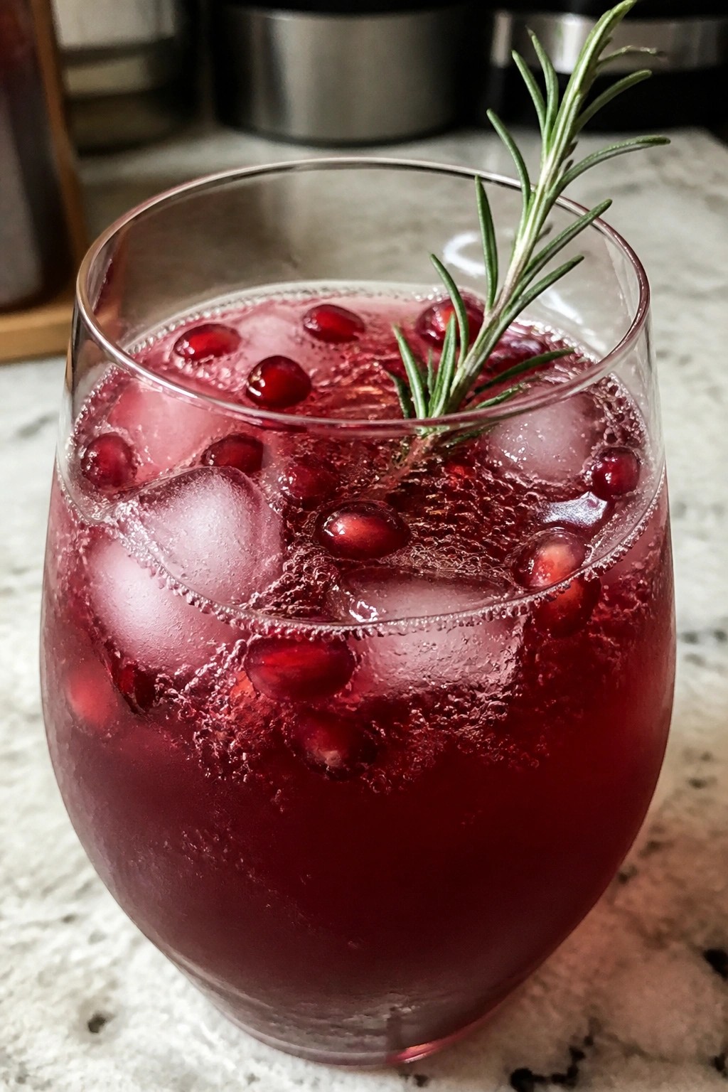 Midnight Pomegranate Spritz