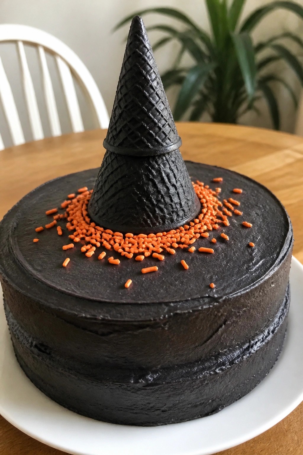 Witch Hat Chocolate Layer Cake