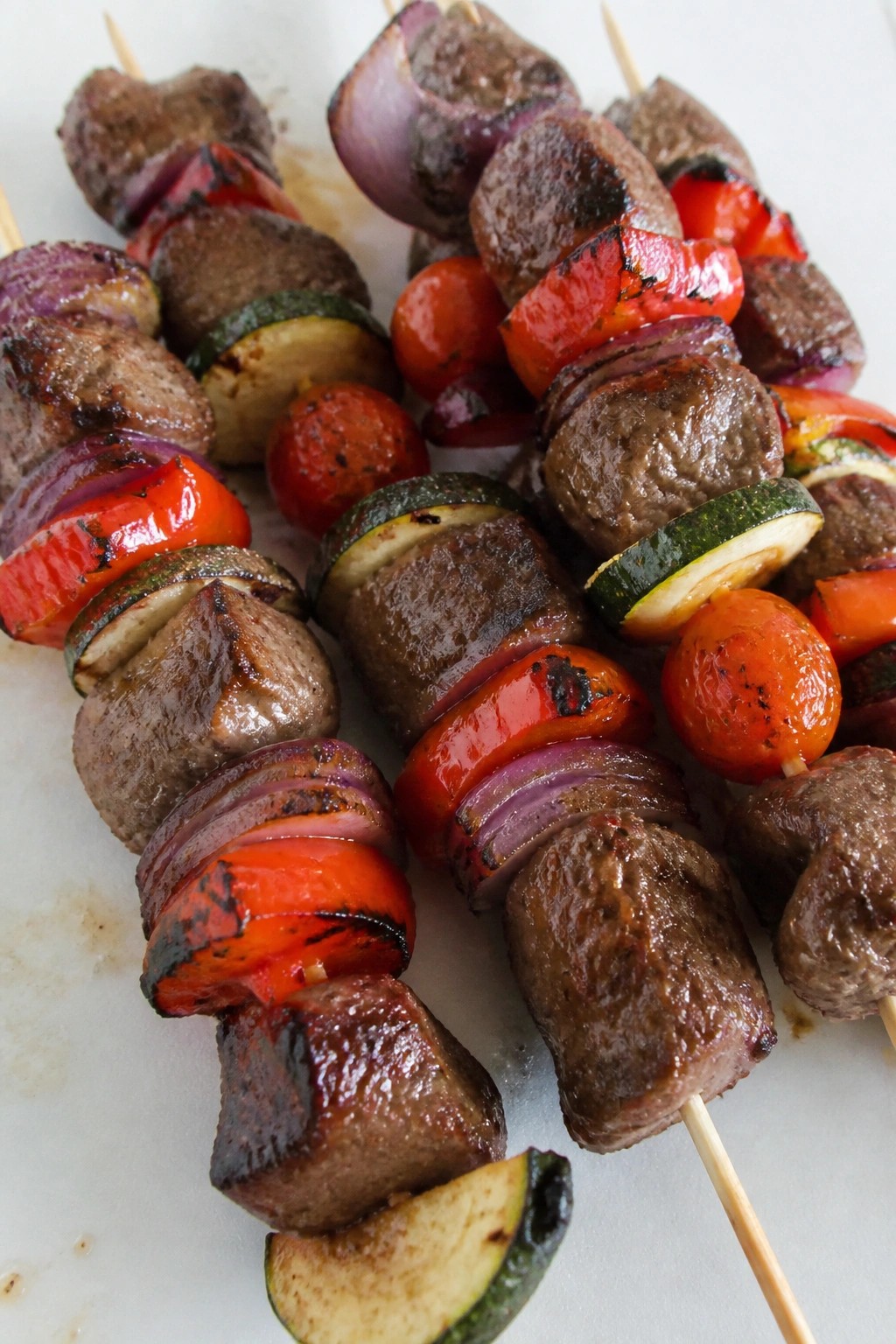 Vampire Stake Beef and Vegetable Kebabs