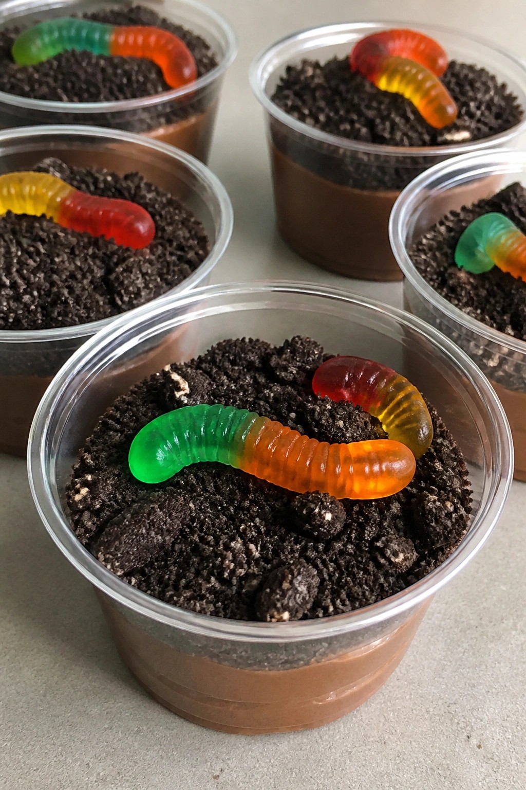No-Bake Oreo Dirt Pudding Cups