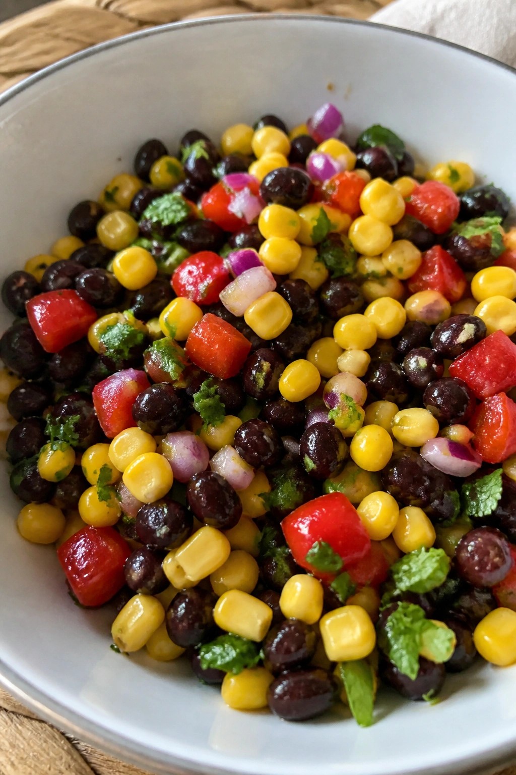 Black Cat Black Bean and Corn Salad
