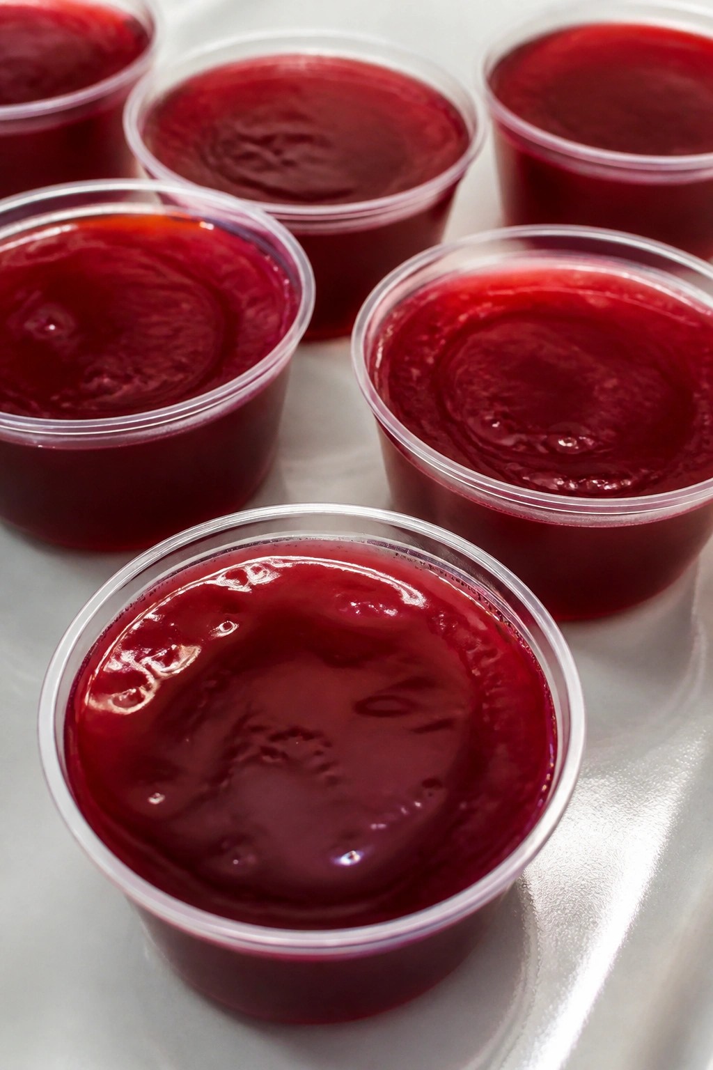Cherry Pomegranate Eternal Night Jello Shots