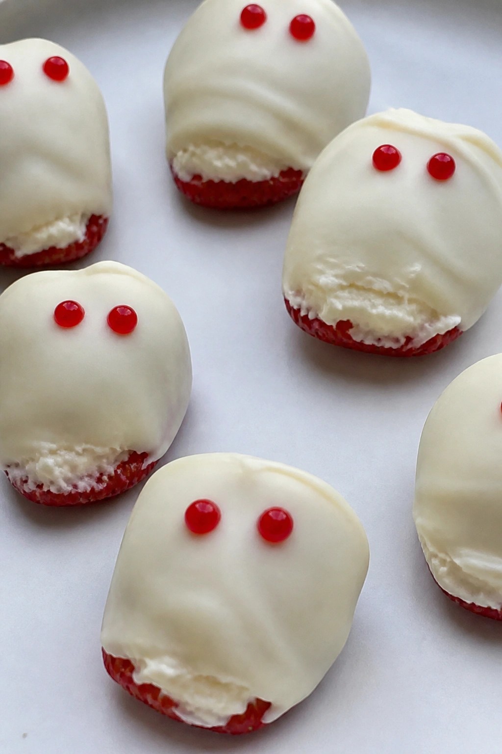 Vampire Bite Strawberry Truffles