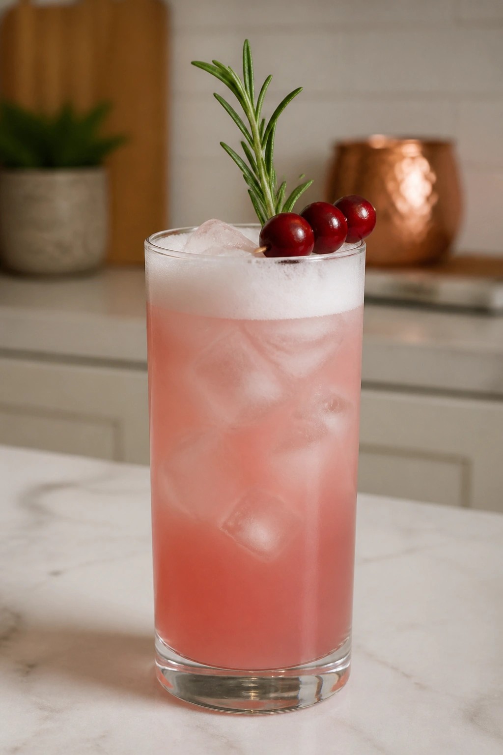 Cranberry Rosemary Ghostly Collins