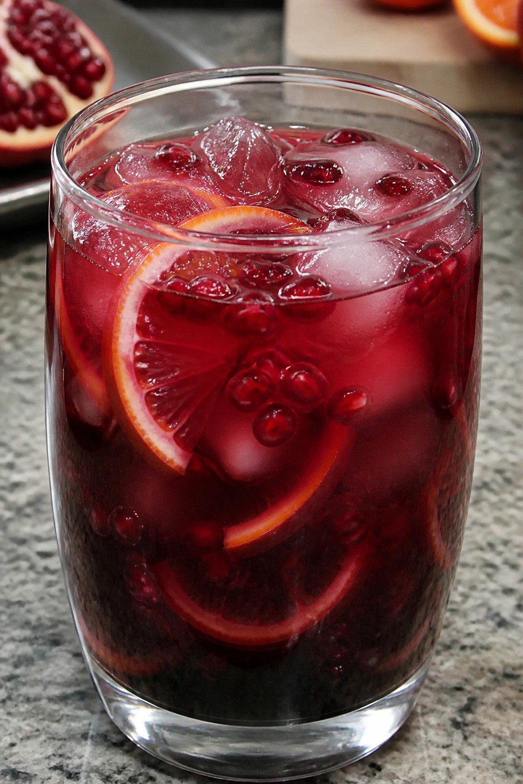 Pomegranate Blood Orange Sangria