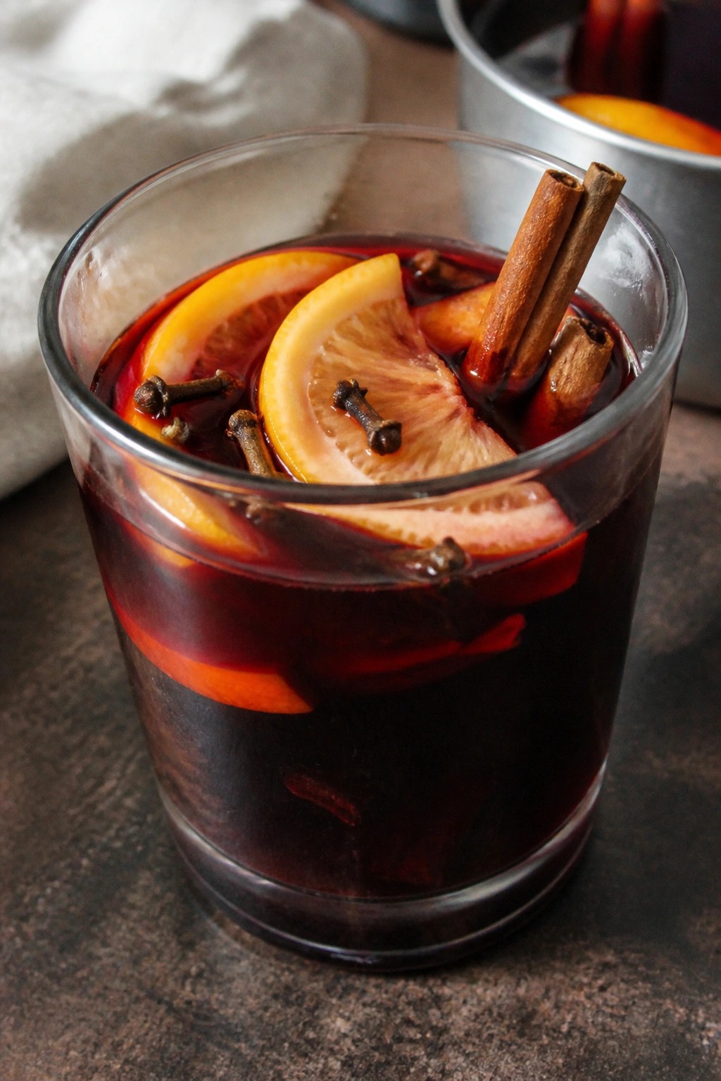 Spooky Mulled Red Wine with Cloves
