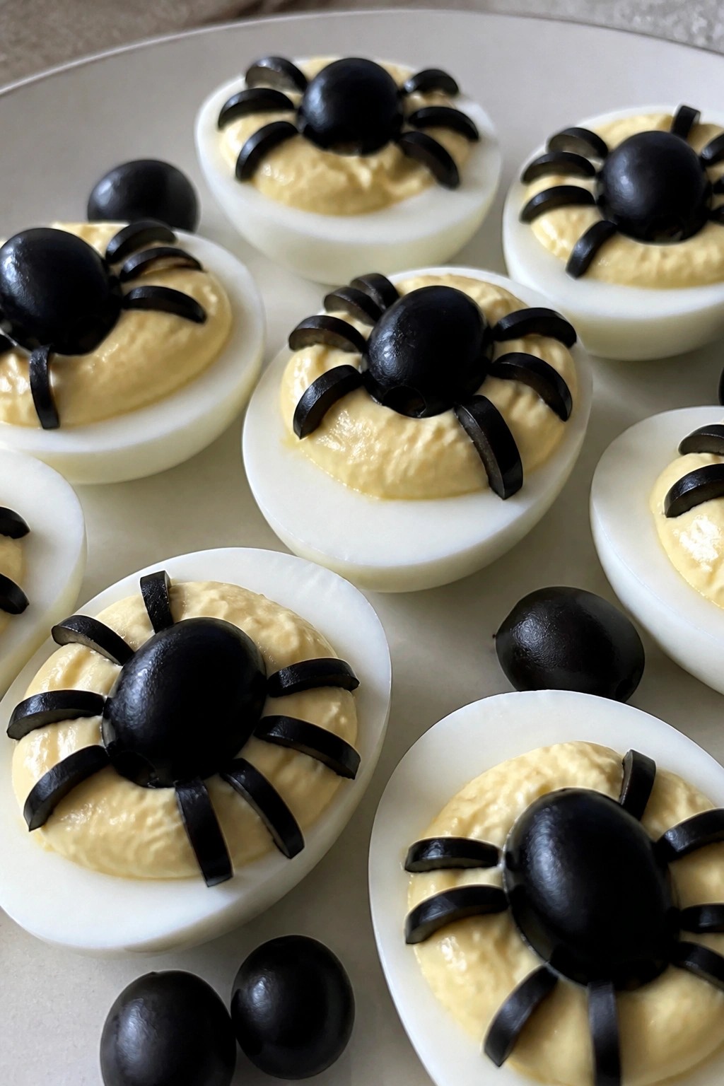 Creepy Crawler Deviled Egg Boats
