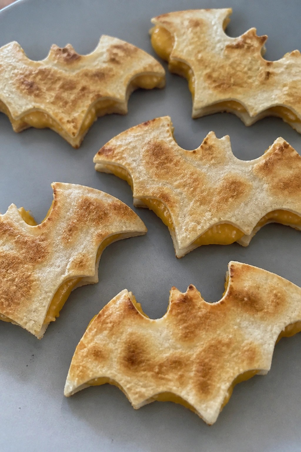 Bat Wing Cheese Quesadilla Bites