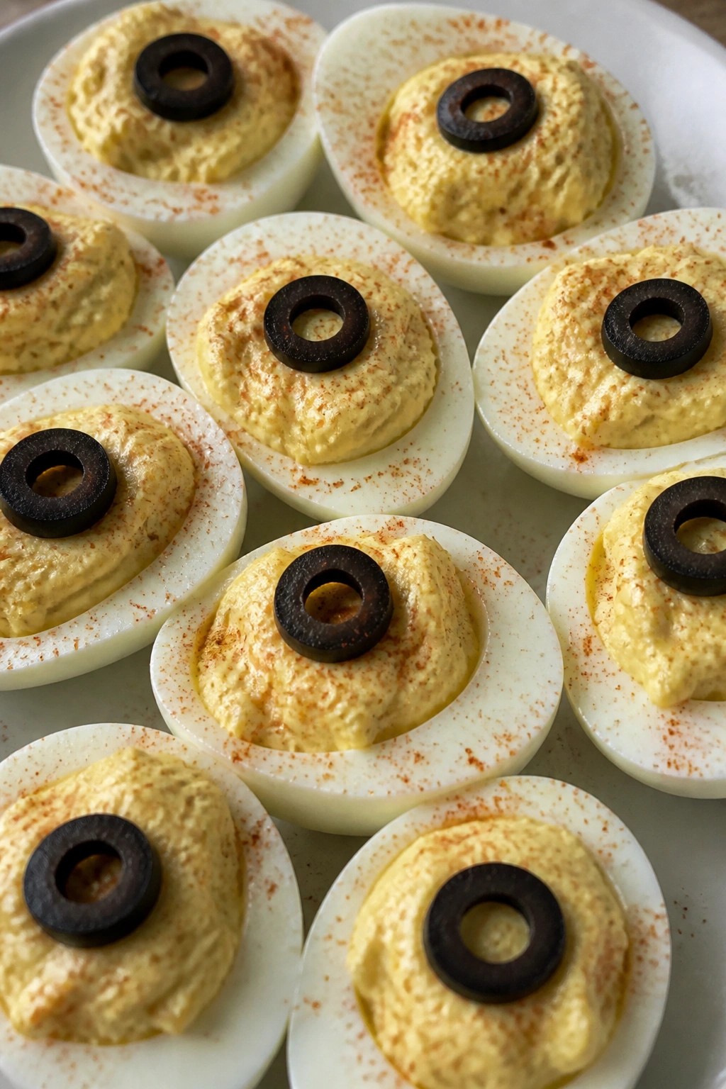Eyeball Deviled Egg Snacks
